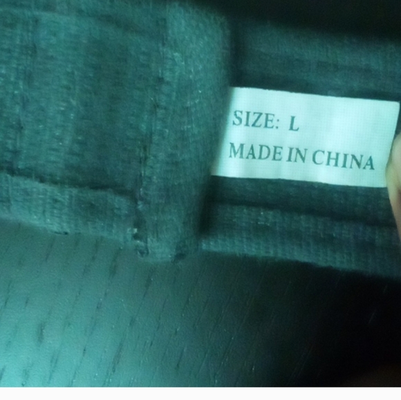 Unisex 100% Cotton Canvas Belt Double Grommet Two Hole Heavy Duty Gray Large - Picture 5 of 5